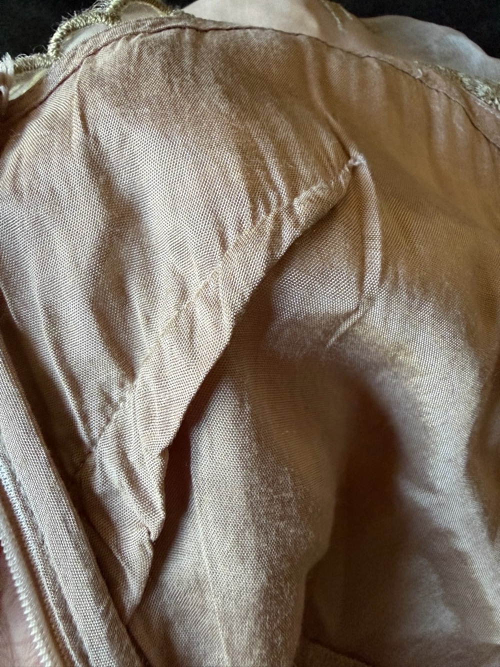 Bhldn Lenox gown embroidered floral appliqué Anthropology size us 6 Preowned - Picture 11 of 15